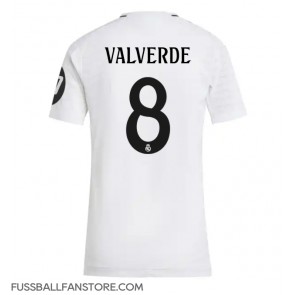 Real Madrid Federico Valverde #8 Replik Heimtrikot Damen 2024-25 Kurzarm